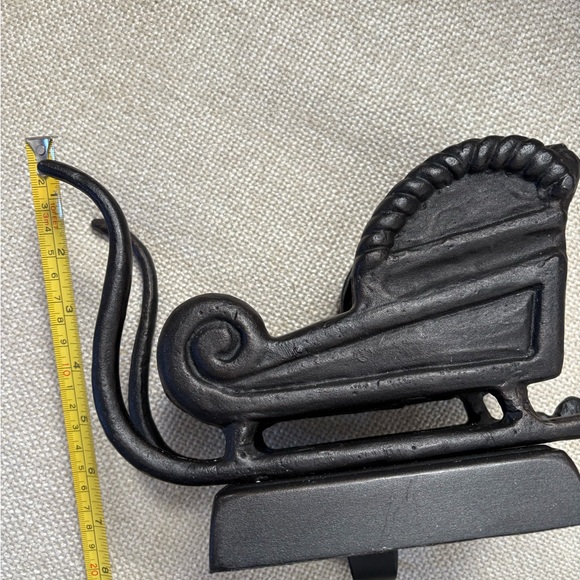 Pottery Barn Black Sleigh stocking holder - Picture 5 of 6